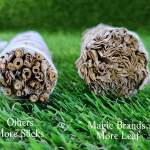 25 White Sage Smudge Sticks Wholesale Bulk, 4 inch, 25 Pack Bulk Sage, California White Sage Bundle at Wholesale Price, Sage for Cleansing image 3