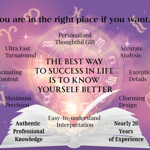 In Depth Natal Chart Reading, Birth Chart Astrology Reading, Full Personalized Natal Chart Analysis Report, Astrology Forecast, Birth Chart Analysis, Astrology Report,  Natal Chart Analysis, Psychic Predictions, Birth Chart Forecast, Tarot Reading