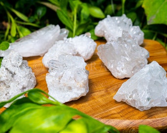 Clear Quartz Crystal Cluster, Natural Gemstone, Home Decor