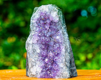 Large Amethyst Geode Cluster Crystal - Raw Purple Amethyst Druzy Healing Crystals, Large Geode Rock, Amethyst Cluster for Energy Work