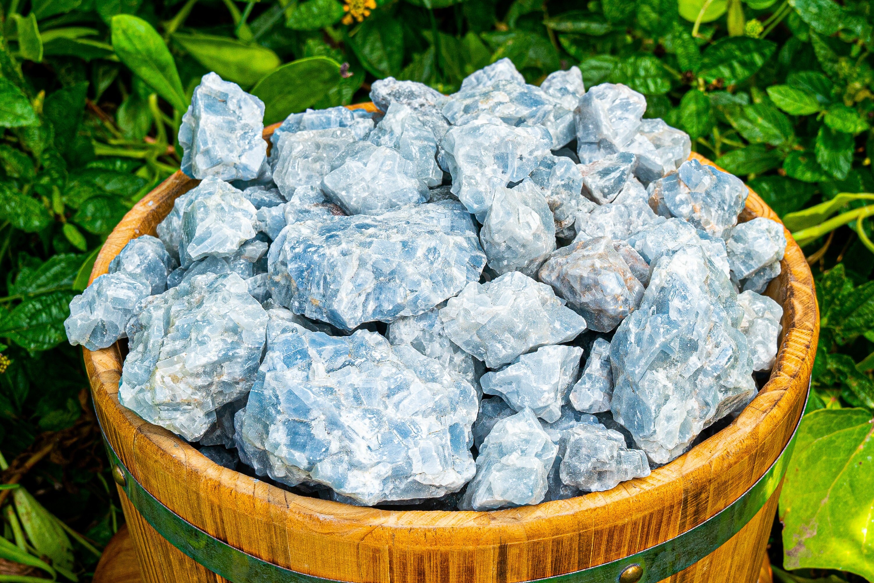 Blue Calcite Rock