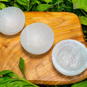 Selenite crystal bowl, crystal healing bowl, selenite charging bowl, crystal jewelry collection bowl, gemstone bowl