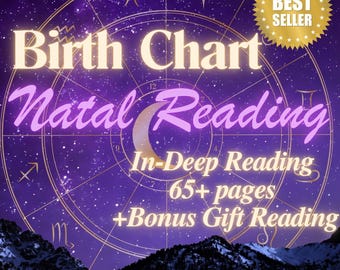 In Depth Natal Chart Reading, Personalized Astrology Birth Chart Analysis (PDF)