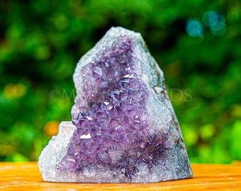 Large Amethyst Geode Cluster Crystal - Raw Purple Amethyst Druzy Healing Crystals, Large Geode Rock, Amethyst Cluster for Energy Work