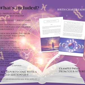 In Depth Natal Chart Reading, Birth Chart Astrology Reading, Full Personalized Natal Chart Analysis Report, Astrology Forecast, Birth Chart Analysis, Astrology Report,  Natal Chart Analysis, Psychic Predictions, Birth Chart Forecast, Tarot Reading