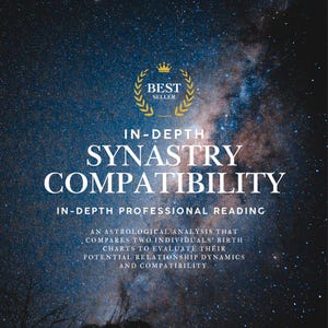 In Depth Natal Chart Reading, Birth Chart Astrology Reading, Full Personalized Natal Chart Analysis Report + 1 Year Astrology Forecast