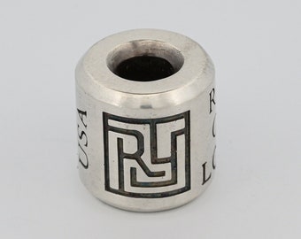Ratyoke Lockpicks 2022 bead prototype in sterling silver - Heavy