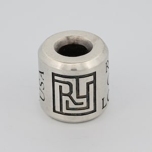 Ratyoke Lockpicks 2022 bead prototype in sterling silver - Heavy