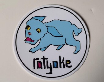 Ratyoke "rabbit" sticker 3"