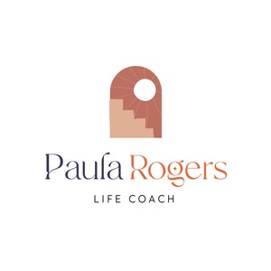 Life Coach Logo Design, Psychologe Logo, Modernes Logo Design, Life Coach Logo, Visitenkarte, Boho Logo, Logo Kit, Therapeut Logo