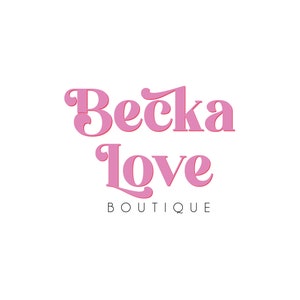 Modern Logo, Modern Typography Logo, Boho Logo, Premade Logo,  Boutique Logo, Boho Retro Logo, Photographer Logo, Business Logo