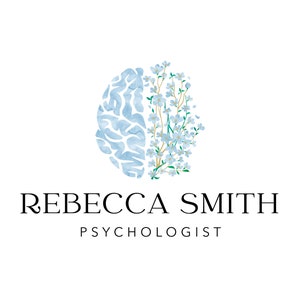 Logo del terapeuta, logo di consulenza, logo dello psicologo, logo del cervello, logo del life coach, biglietto da visita, Facebook, kit logo