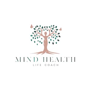 Logotipo do Life Coach, Design de logotipo de aconselhamento, Logotipo de psicólogo, Design de logotipo de árvore, Logotipo de terapeuta, Cartão de visita, Facebook, Kit de logotipo