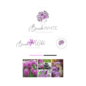 Psycologyst Logo Design, Life Coach Logo, Therapist Logo, Counseling Personal, Growth Logo Design, Business Card, Facebook Logo Kit