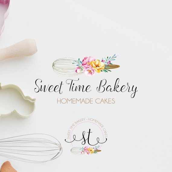 Logo Gateau Logo De Boulangerie Kit De Marque Logo De Etsy