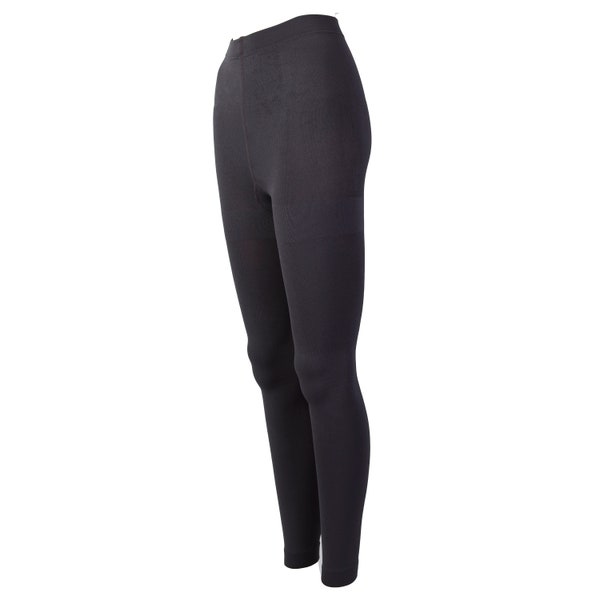 Leggings chauds en polaire pour femmes tailles régulières et grandes - Expédition rapide aux États-Unis - Noir