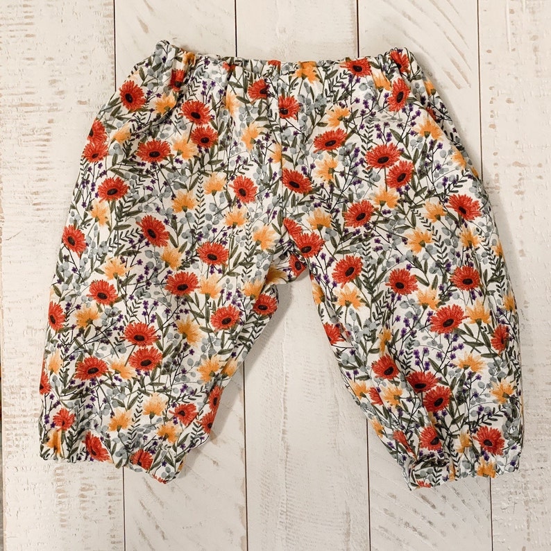 Baby Bloomer Pants Children Cotton Jogger Bottoms Handmade Etsy