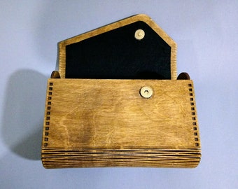 Laser Cut Plywood Clutch Bag, Vector File (3mm)