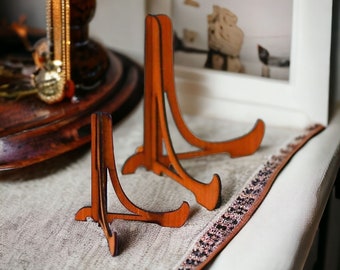 Laser Cut Easel Stand Template, Plate & Photo Display (Digital File)