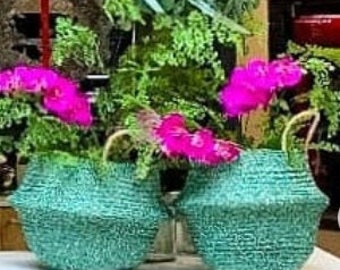 Collapsable Sea Grass Buckets- Green