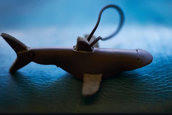 現品限り一斉値下げ！ Leather Canada Etsy - Keychain Shark Bags&Wallets