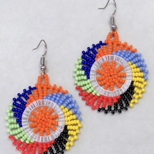 Pendientes circulares zulúes - Tribales