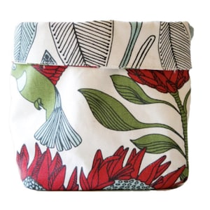 Fabric Soft Pot-Hummingbird Red