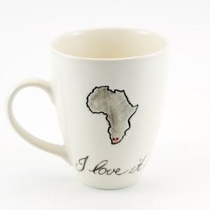 Africa &quot; Love it Here&quot; Mug