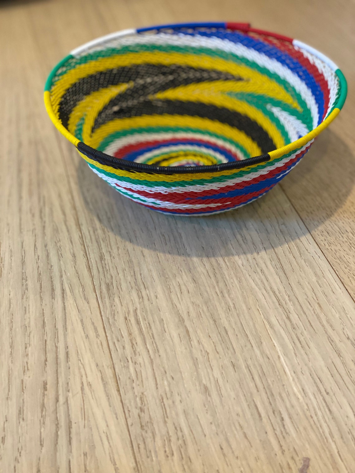 South African Flag Telephone Wire Bowls Etsy