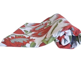 Protea Table Cloth- Red