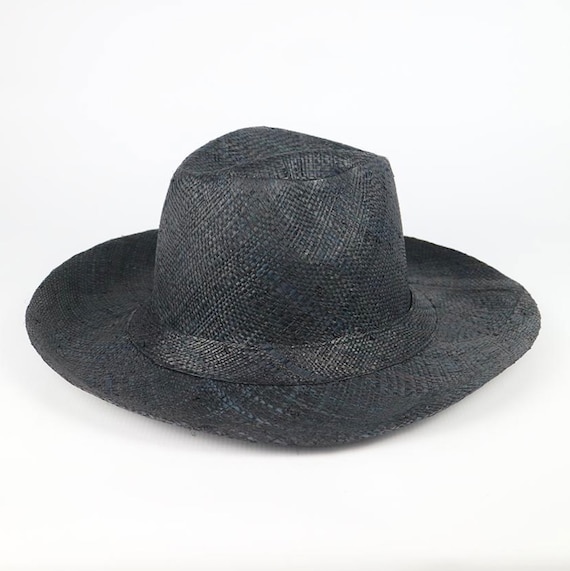 Unisex Raffia Hats- Black - Etsy display picture 2
