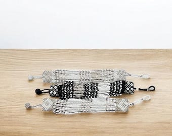 Zama Unisex Zulu Bracelets-White