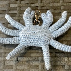 Crochet Crab Keychains