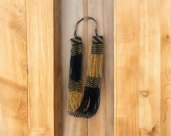 Zulu Zama Necklace- Black and Gold