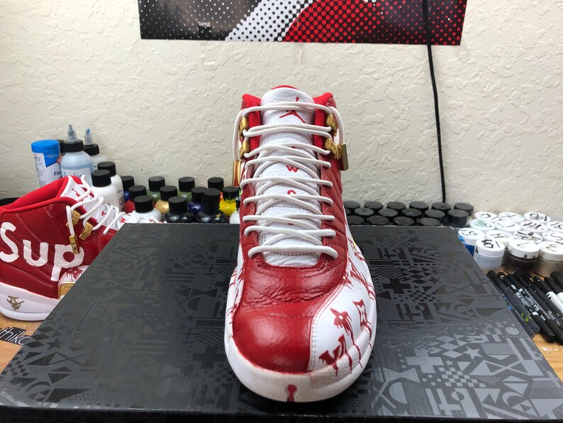 Custom Lv Supreme Jordan 11 | English 