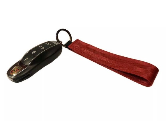 Porsche GT3RS RED Door Pull Style Keychain Seatbelt Strap - Etsy Ireland
