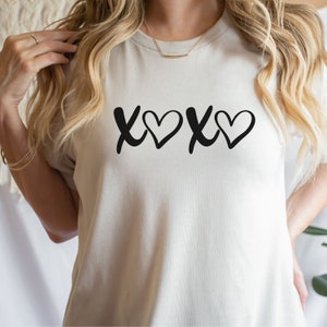 Hugs and Kisses SVG PNG PDF, Valentine Svg, Valentines day, Xoxo Svg, Heart Svg, Love Svg, Valentine Shirt Svg, Valentine Gift Cut File