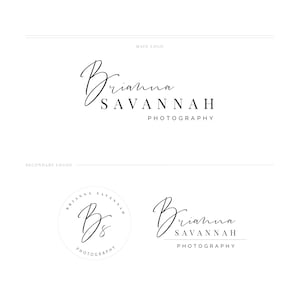 Signature Logo, Photography logo, Watermark Logo,  logo and watermark, premade Logo, logo stamp