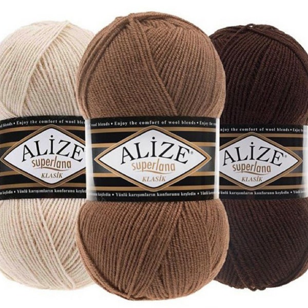 Alize Superlana Klasik, knittting, crochet, wool yarn, winter yarn, lana, acrylic yarn, crochet yarn, hand knitting, alize yarn