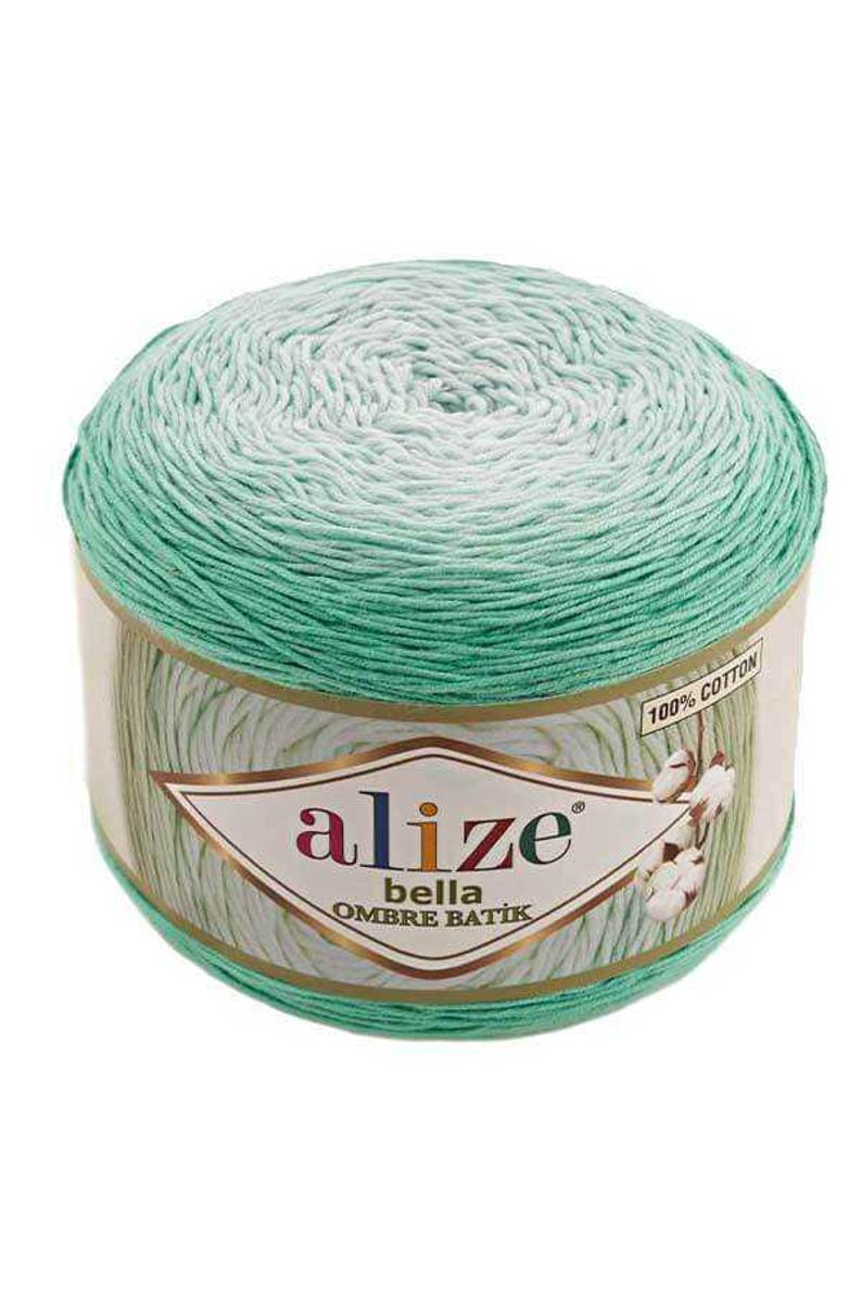 Alize Bella Ombre Batik Cotton Yarn: Gradient Knitting Crochet Yarn - Etsy