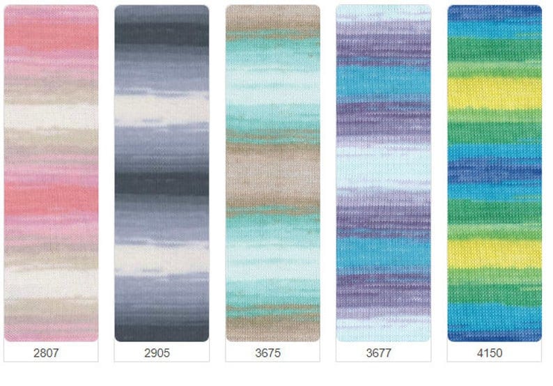 Белла омбре батик ализе карта цветов