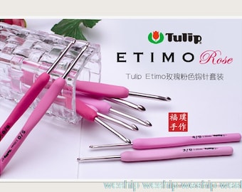 Tulip Etimo Rose Crochet Hook, Cushion Grip