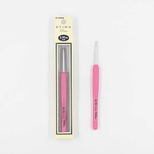 Uncinetto Tulip Etimo Rose, tulipano rosa, uncinetto Tulip Etimo Rose Pink Soft Grip, uncinetto ergonomico per cuscino