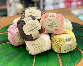Fibranatura Cottonwood Organic Cotton Knitting Yarn
