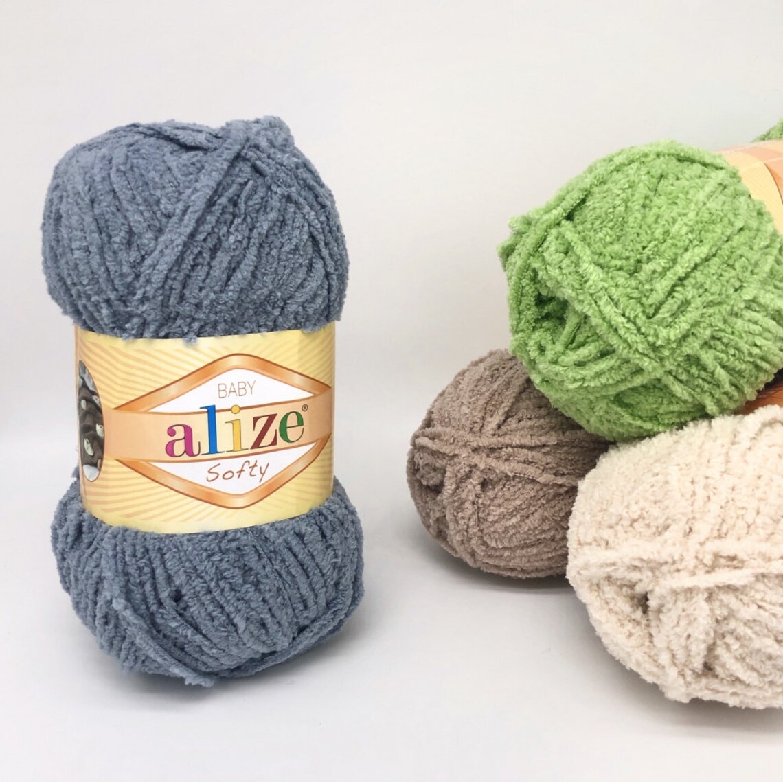 Alize Softy Baby Yarn Knitting Yarn Soft Yarn Baby Etsy