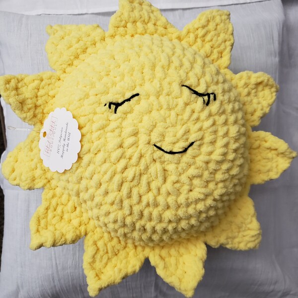 Sun Pillow Etsy