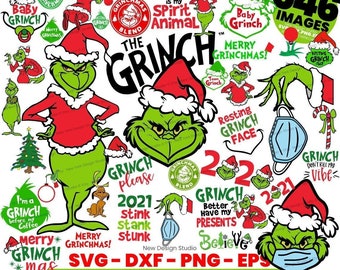 Grinch Mask Etsy