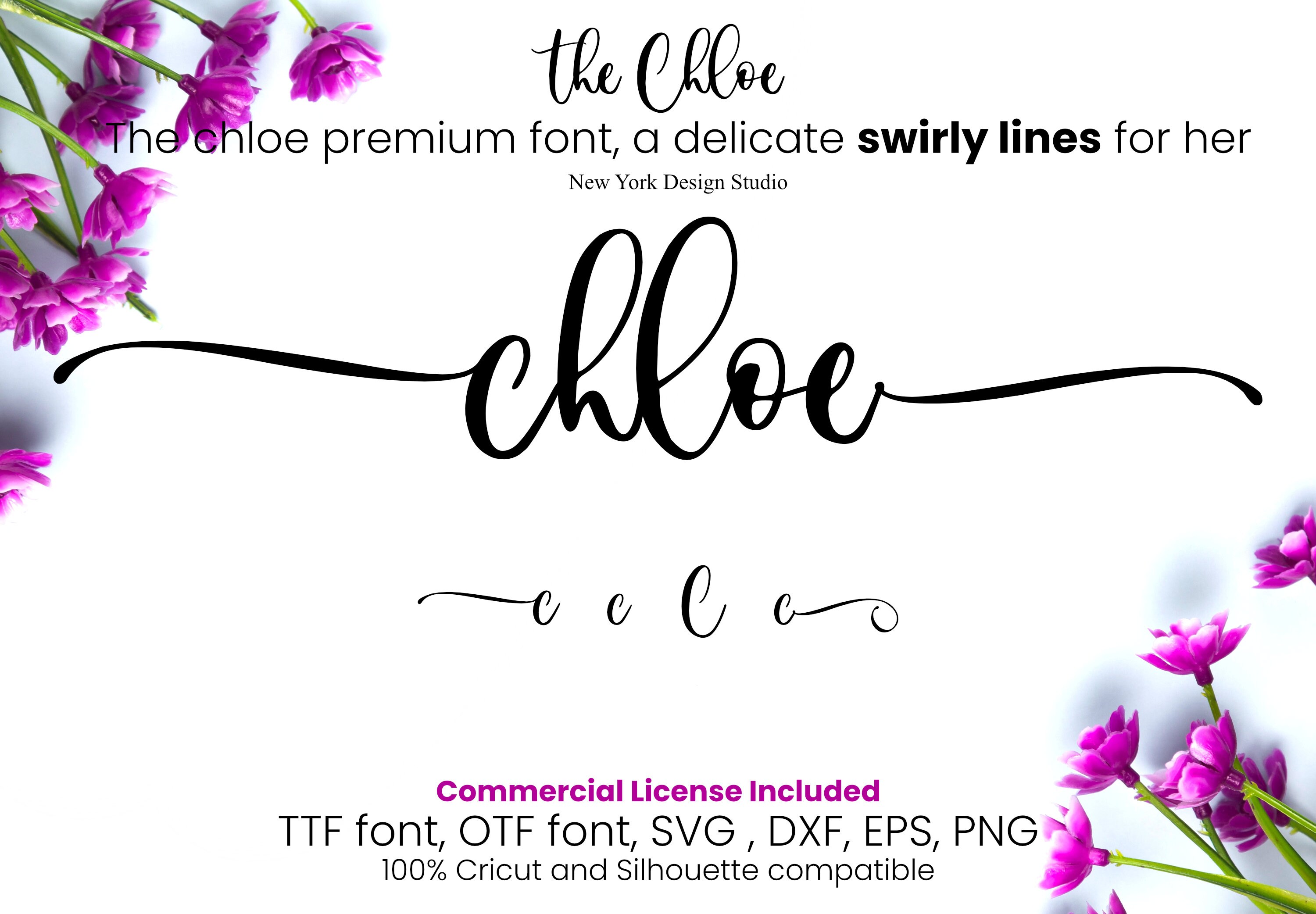 Handwritten Script Font Christmas Font Font Swirly Cricut Etsy
