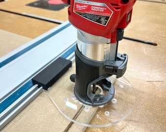 Guide Rail Router Base Compatible with Milwaukee M18 Router - 2723-20