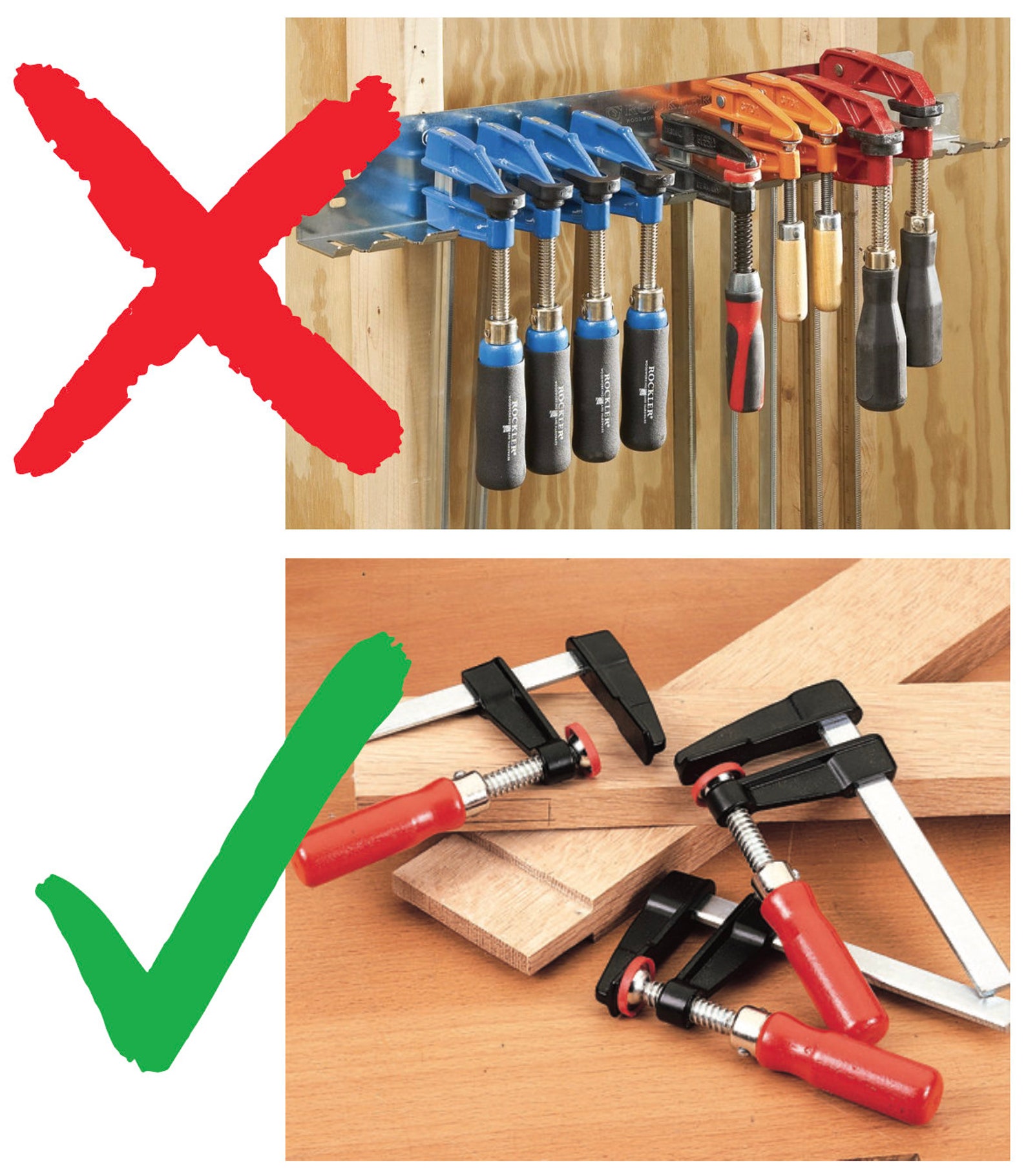 Bessey 4 X 2 Mini Bar Clamp Holder Etsy